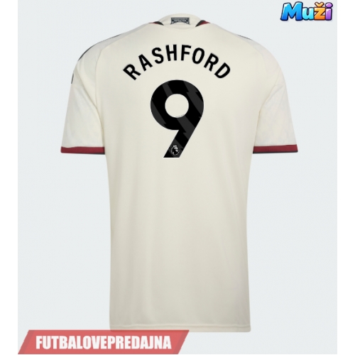 Lacne Muži Futbalové dres Manchester United Marcus Rashford #9 2026-27 Krátky Rukáv - Tretina